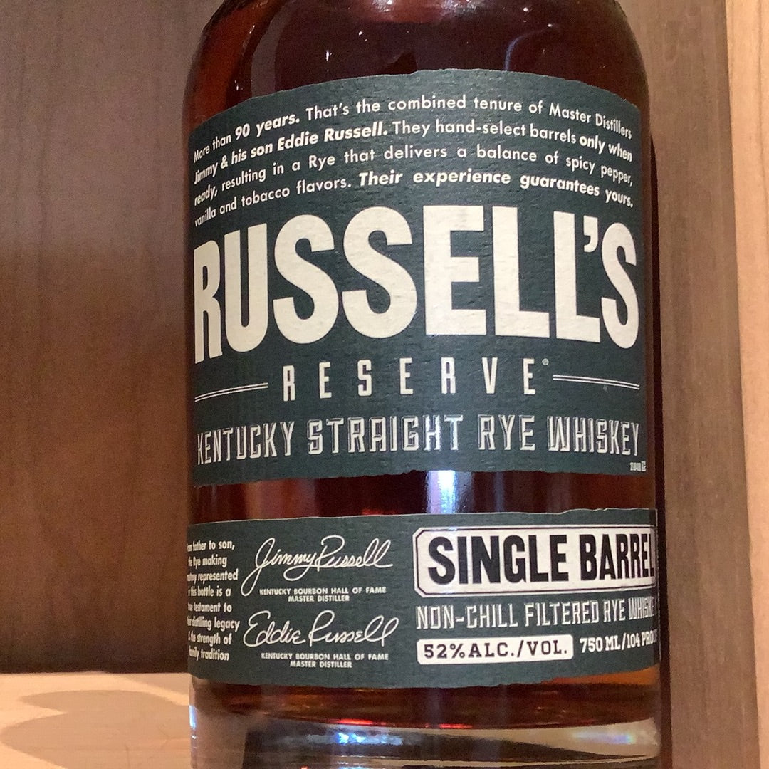 Russells Reserve Rye Single Barrel