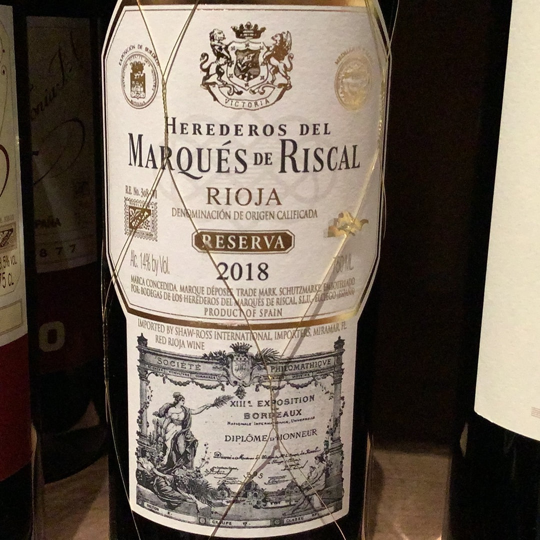 Marques de Riscal Rioja Reserva 2018