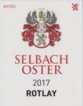 2019 Selbach Oster Rotlay Auslese